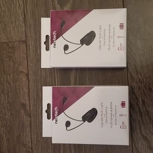 2 LED Book Light Reading Clip-On Lamp Mini Portable Table Desk Bedside Light 💡